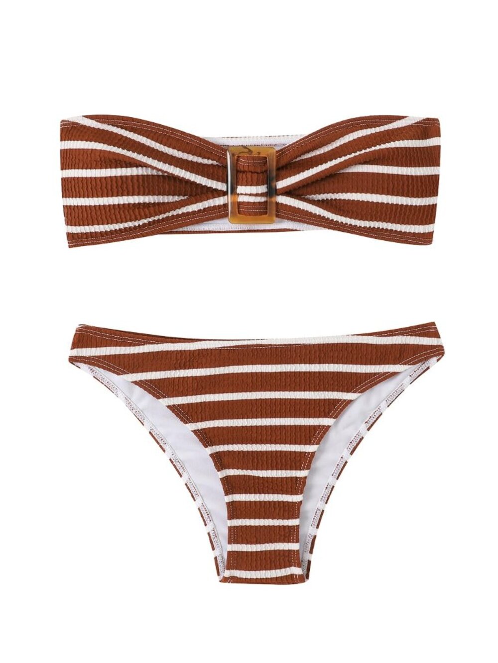 GORGLITTER Women's Strapless Bikini